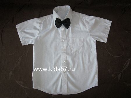 Белая рубашка (короткий рукав) | Аренда детских товаров в Орле. Российская сеть аренды детских товаров.