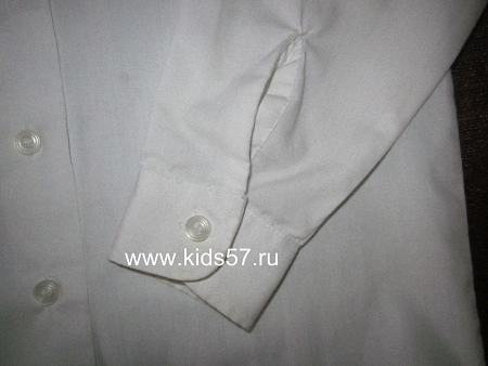 Белая рубашка (длинный рукав) | Аренда детских товаров в Орле. Российская сеть аренды детских товаров.